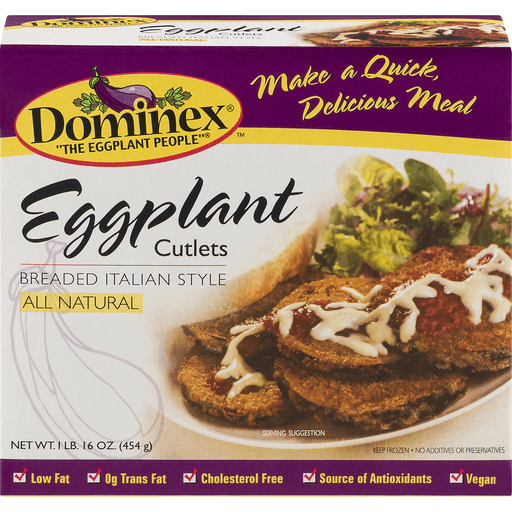 slide 15 of 17, Dominex Eggplant Cutlets, 16 oz
