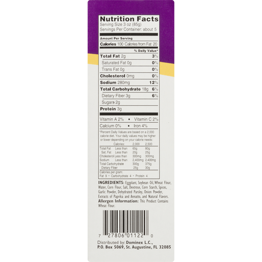 slide 5 of 17, Dominex Eggplant Cutlets, 16 oz