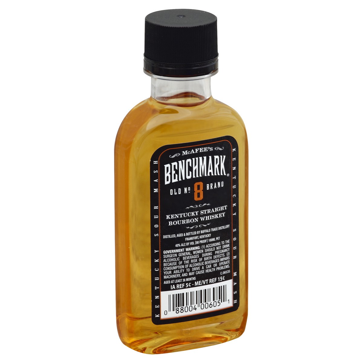 slide 3 of 3, Benchmark Kentucky Straight Bourbon Whiskey 100ml 80 Proof, 100 ml