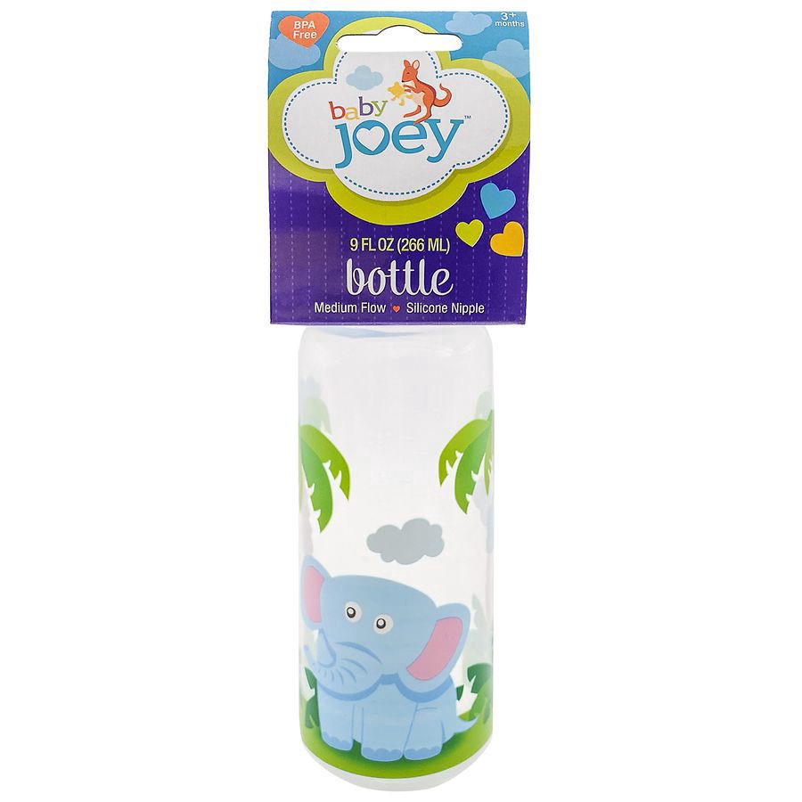 slide 2 of 4, Baby Joey Baby Bottle Giraffe, 9 oz