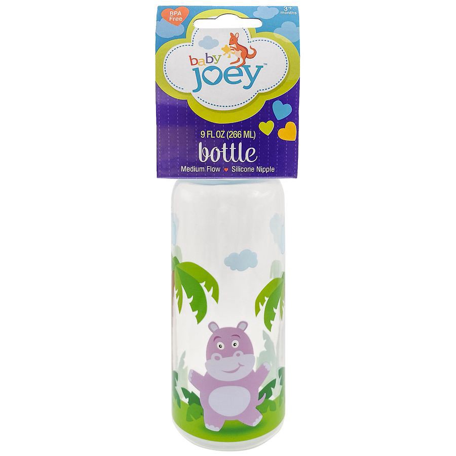 slide 1 of 4, Baby Joey Baby Bottle Giraffe, 9 oz