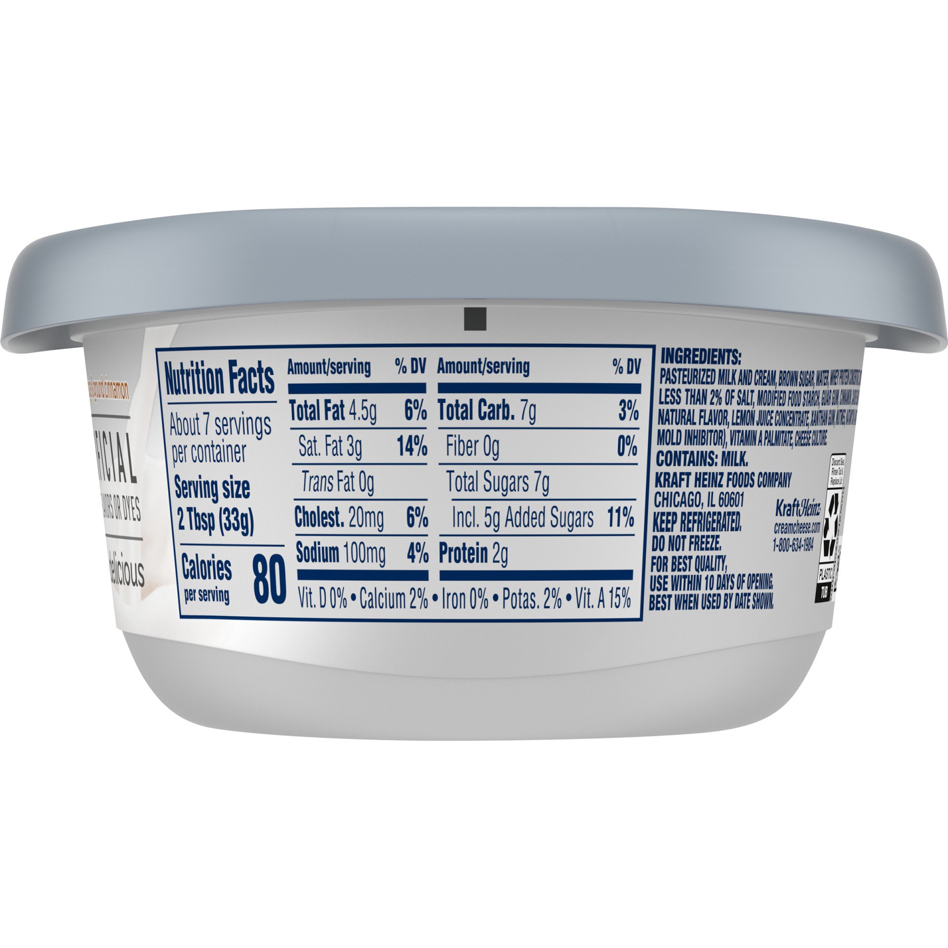 slide 3 of 6, Philadelphia Brown Sugar & Cinnamon Cream Cheese Spread, 7.5 oz