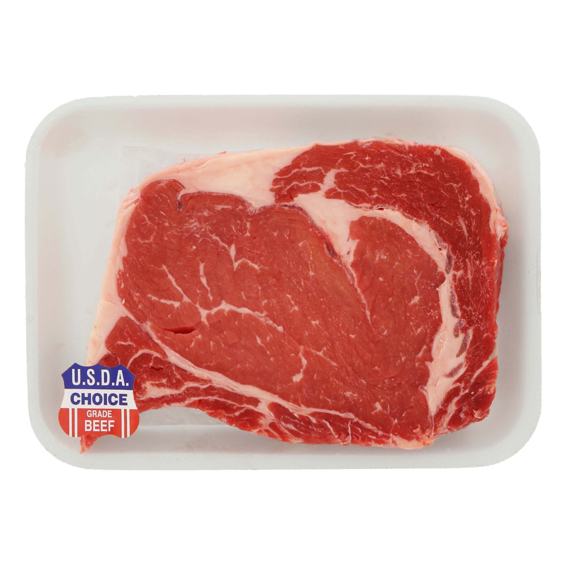 slide 1 of 1, H-E-B Boneless Beef Ribeye Steak, Thick Cut - USDA Choice, per lb