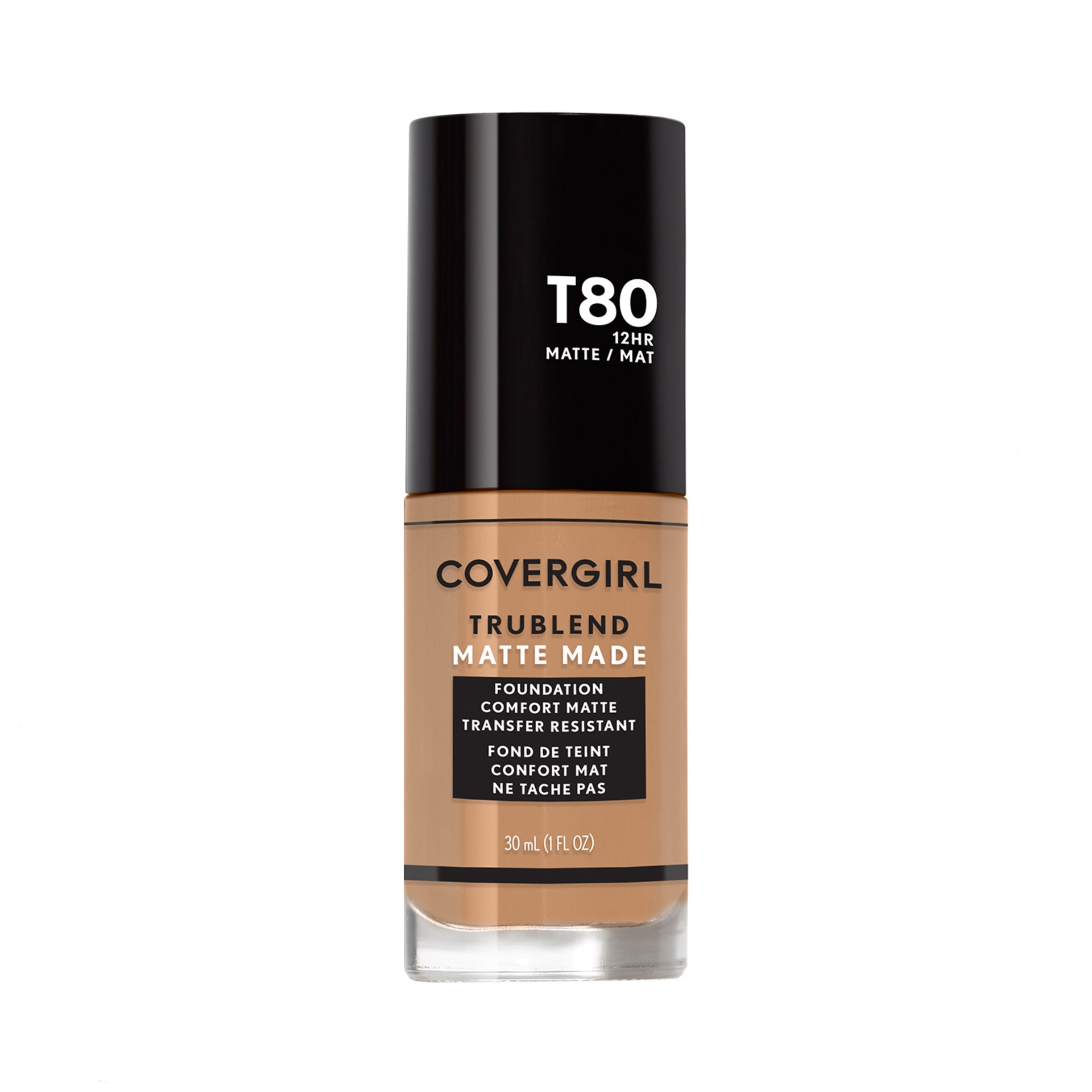 slide 1 of 1, Covergirl COVERGIRL TruBlend Matte Made Liquid Foundation, Toasted Caramel, Bottle FL OZ (30 mL), 30 ml