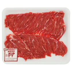 H-E-B Butterflied Beef Inside Skirt Steaks - Value Pack