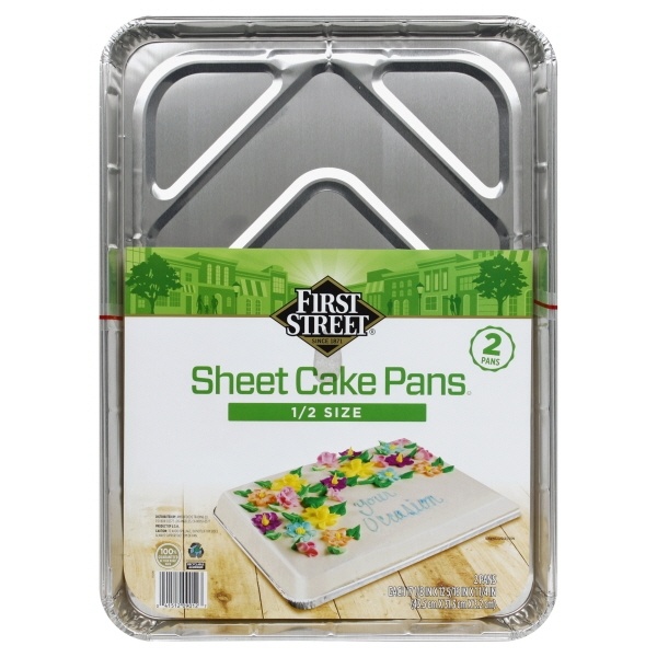 slide 1 of 6, First Street Cake Pan, 2 ct