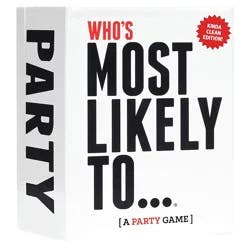 Who's Most Likely to... Kinda Clean Family Edition Party Game
