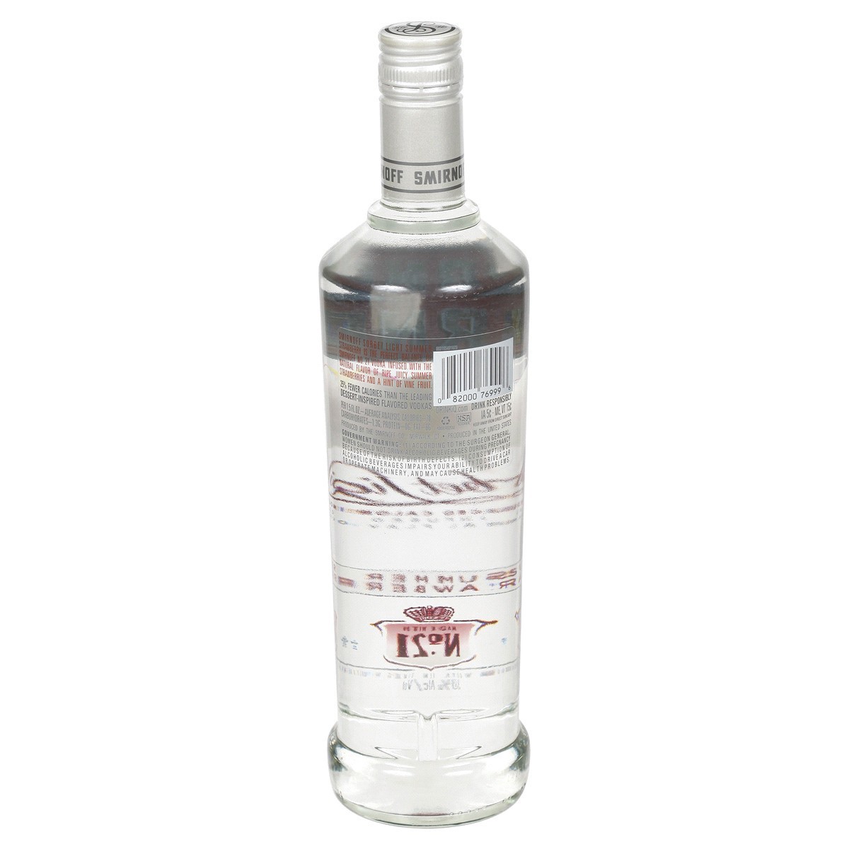 slide 2 of 5, Smirnoff Sorbet Light Summer Strawberry Vodka, 750 ml