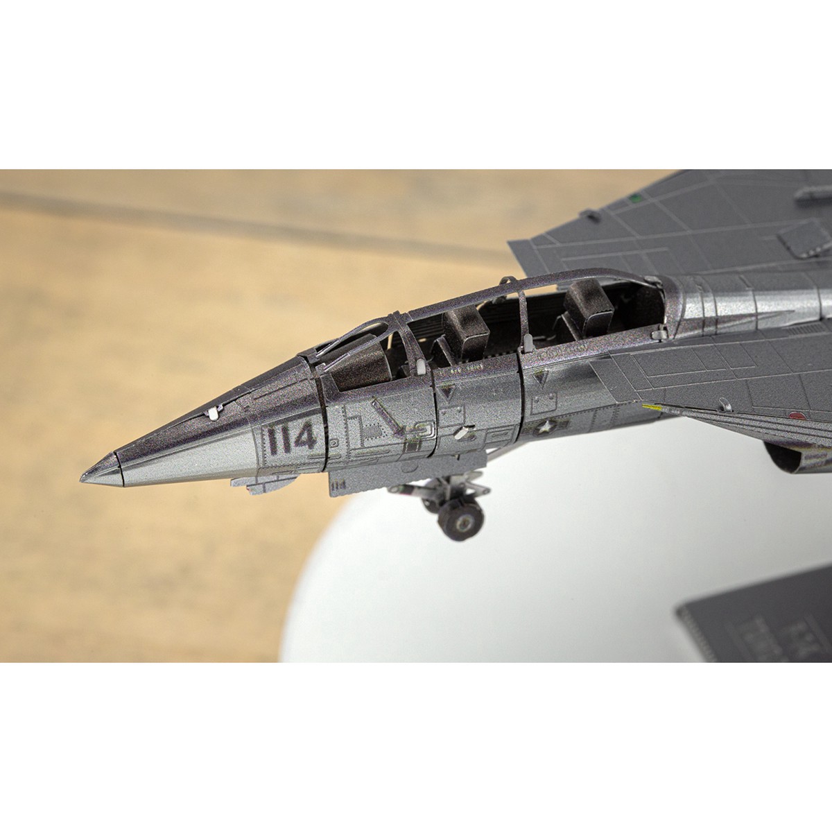 slide 10 of 15, Fascinations Metal Earth F-14 Tomcat Steel Model Kit, 6.57 in x 5.75 in x 2.28 in