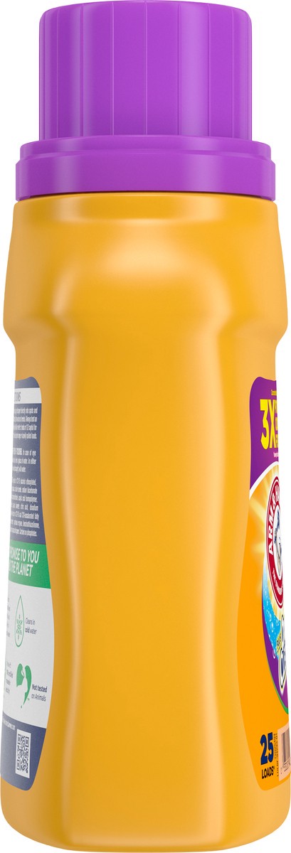 slide 4 of 11, ARM & HAMMER Plus OxiClean Odor Blasters Fresh Botanical, 25 Loads Liquid Laundry Detergent, 32.5 Fl oz, 32.5 oz