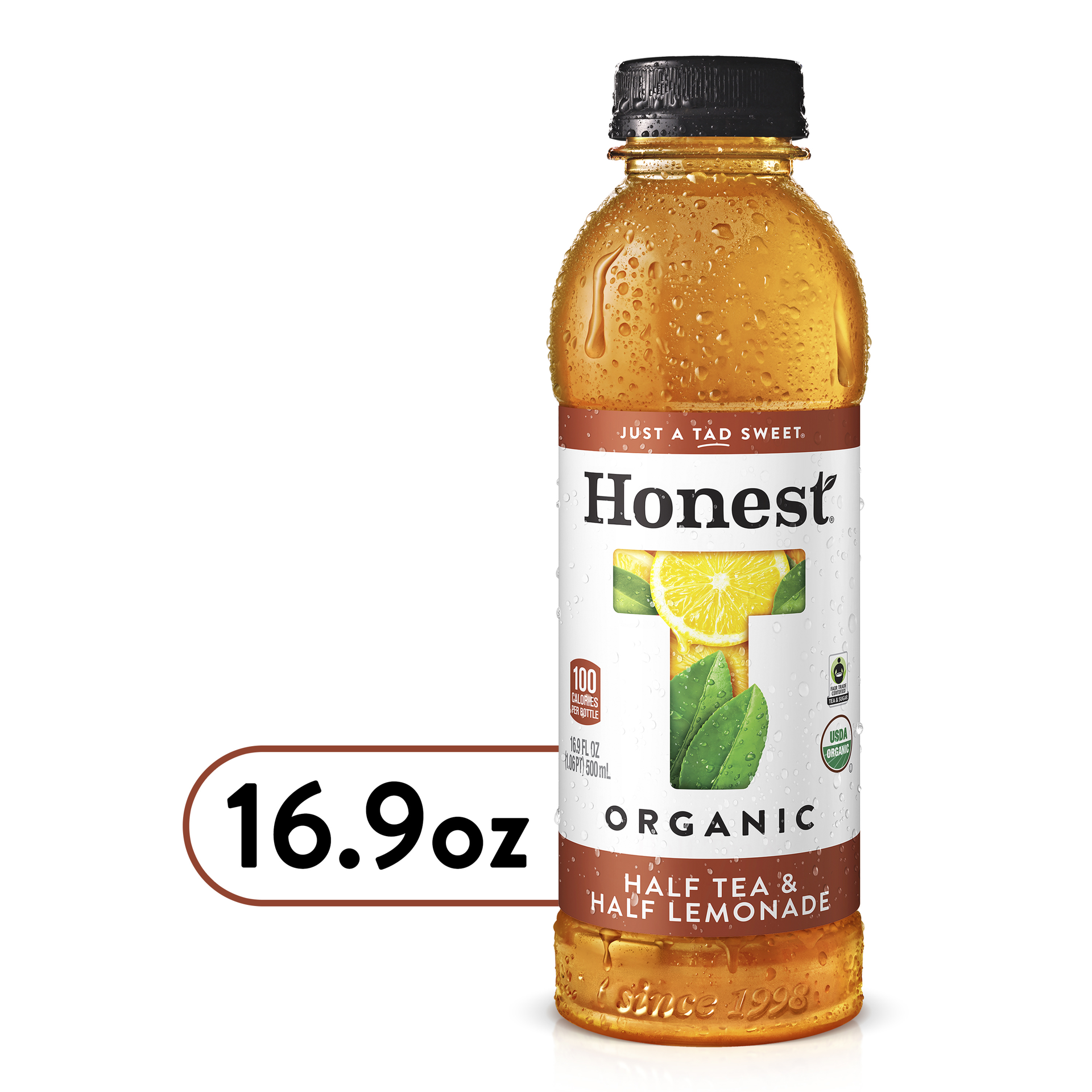 slide 1 of 17, Honest Tea Lemonade Half Half, 16.9 oz