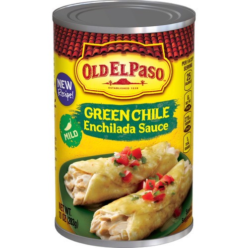 slide 1 of 1, Old El Paso® mild green chile enchilada sauce, 10 oz