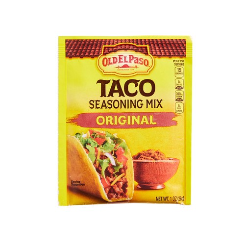 slide 1 of 1, Old El Paso™ taco seasoning mix, 1 oz