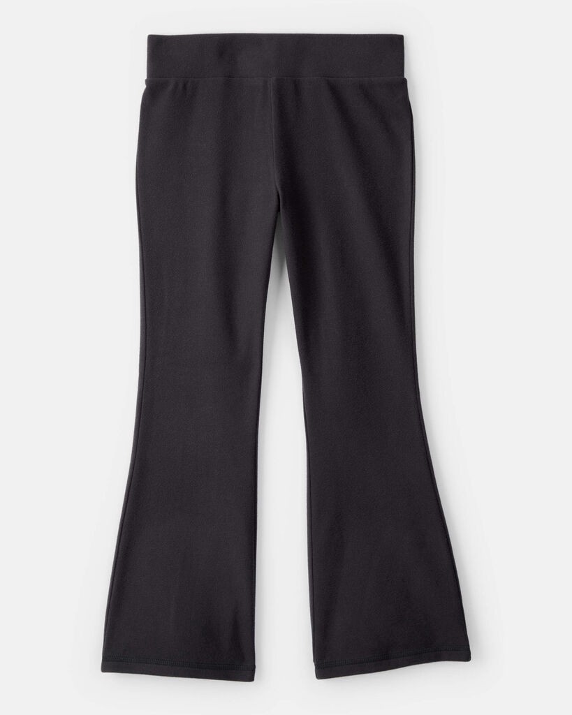 slide 3 of 3, Carter's Girls Microfleece Flare Pants - Black Black 14, 1 ct