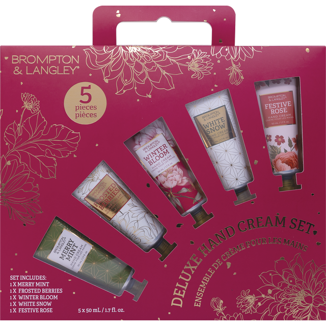 slide 1 of 1, UPPER CANADA 5Pc Deluxe Hand Cream Set, 1 ct