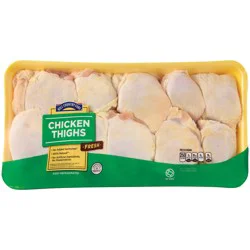 Hill Country Fare Bone-in Skin-on Chicken Thighs, Value Pack