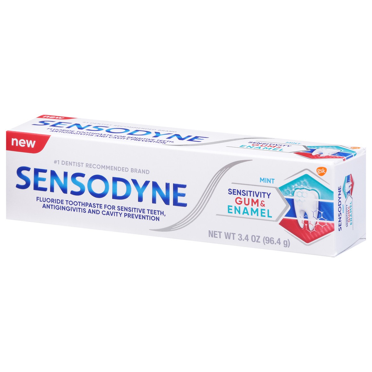 slide 7 of 9, SENSODYNE SENSITIVITY & GUM Toothpaste 3.4OZ, 3.4 oz