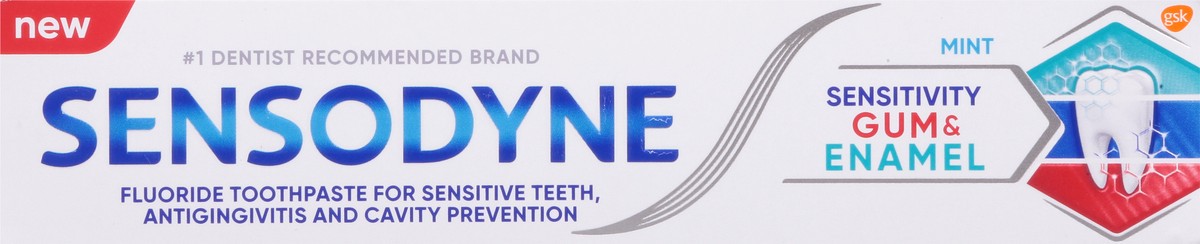 slide 3 of 9, SENSODYNE SENSITIVITY & GUM Toothpaste 3.4OZ, 3.4 oz