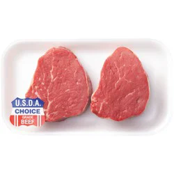 H-E-B Boneless Beef Tenderloin Steaks, Thick Cut - USDA Choice