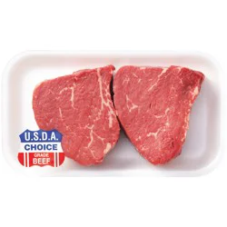 H-E-B Boneless Beef Tenderloin Steaks, Extra Thick Cut – USDA Choice