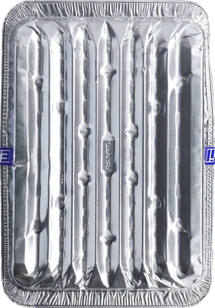 slide 9 of 11, EZ Foil Broiler Pans Large Size 2 ea, 2 ct