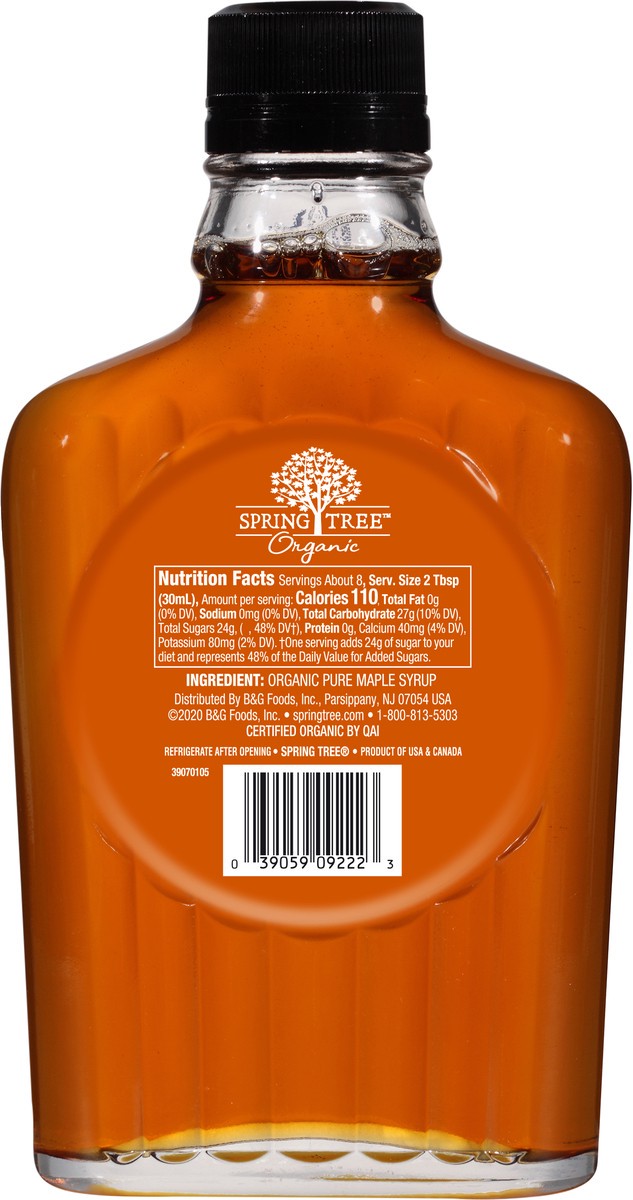 slide 5 of 9, Spring Tree Organic Pure Maple Syrup 8.5 oz, 8.5 fl oz