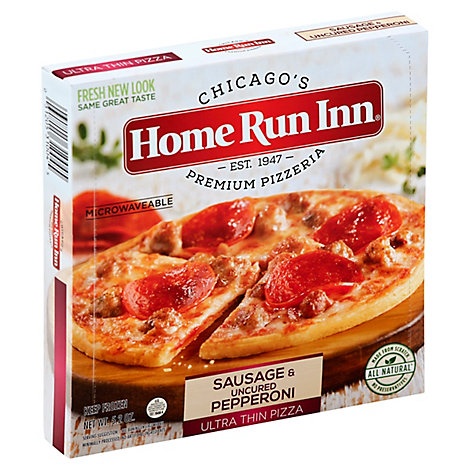 slide 1 of 1, Home Run Inn Pizza 6 Inch Sausage & Pepperoni Frozen, 5.2 oz