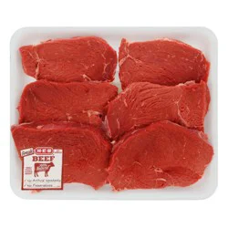 H-E-B Beef Center Cut Sirloin Portioned Value Pack, USDA Select