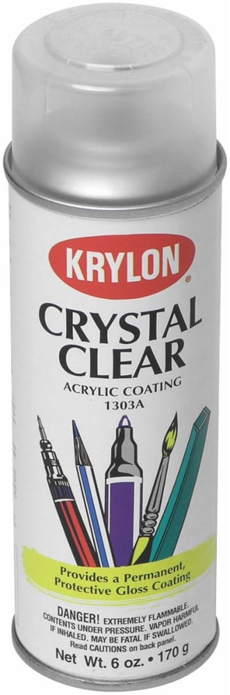 Krylon Crystal Clear Acrylic Spray - 6 Ounce 6 oz | Shipt