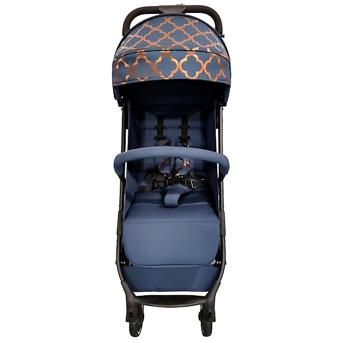 slide 3 of 3, Your Babiie MAWMA By Snooki Soho Compact Travel Stroller - Navy, 1 ct