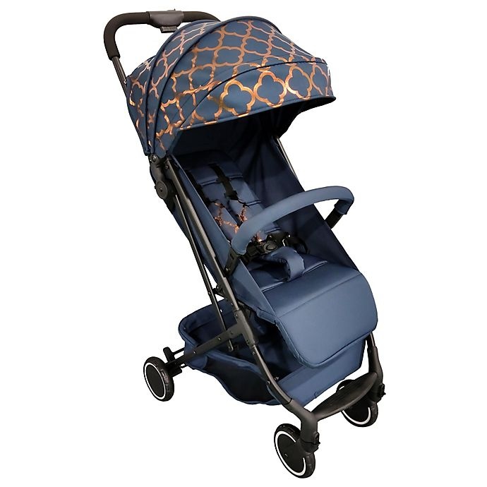 slide 1 of 3, Your Babiie MAWMA By Snooki Soho Compact Travel Stroller - Navy, 1 ct