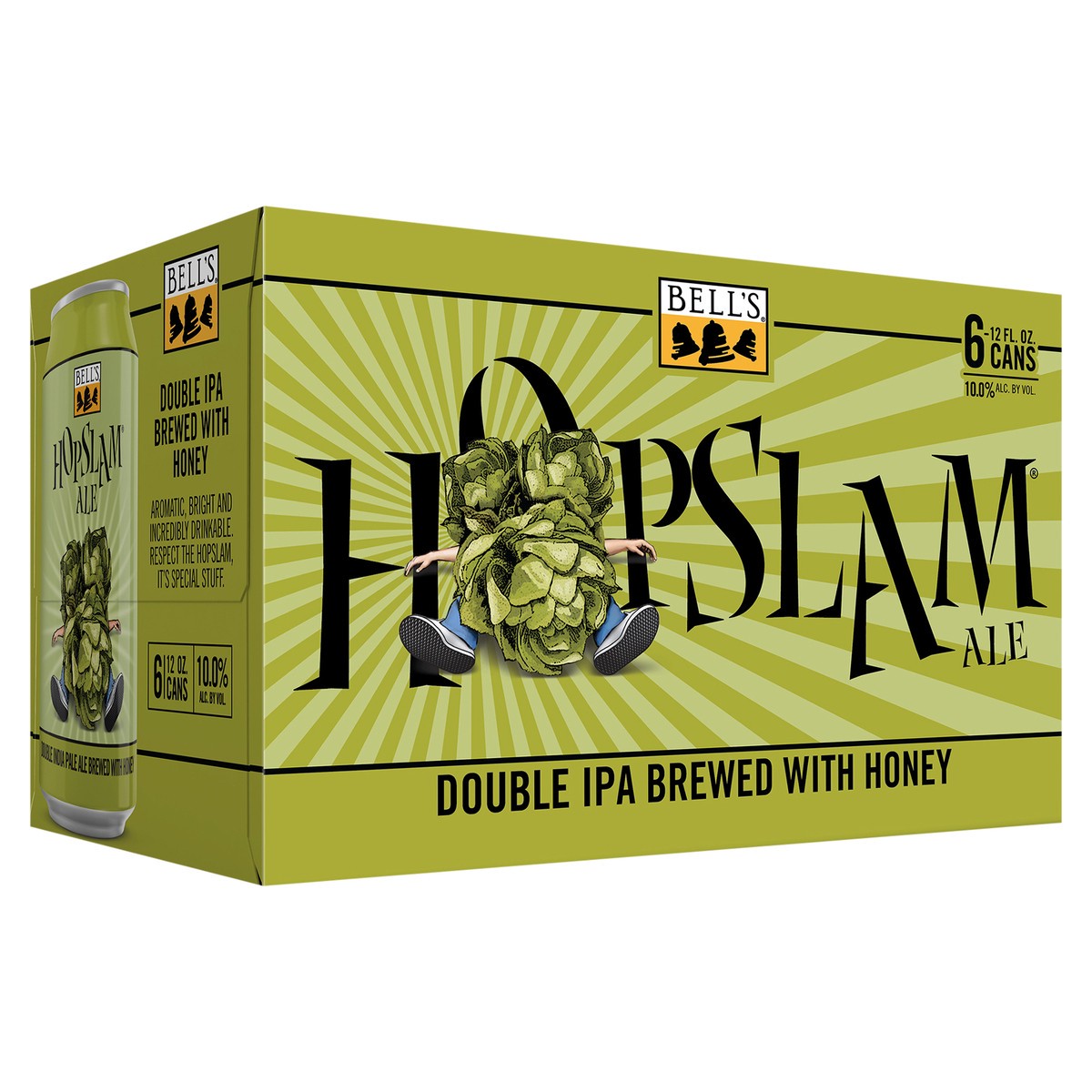 slide 4 of 8, Bell's Double IPA Brewed with Honey Hopslam Ale Beer 6 - 12 fl oz Cans, 6 ct; 12 oz