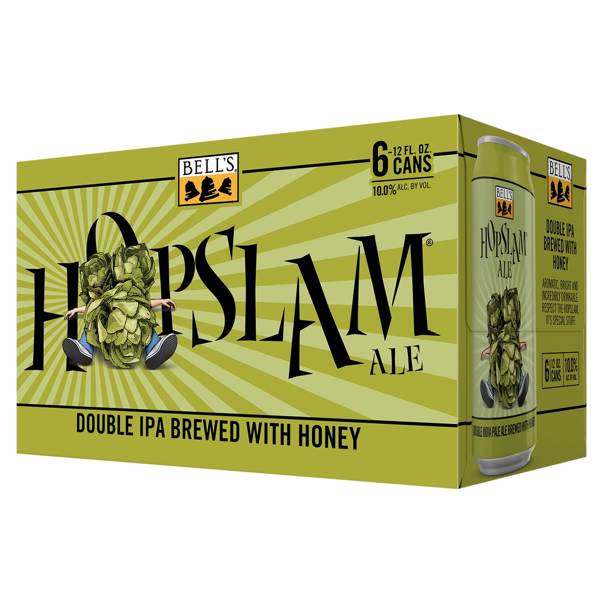 slide 3 of 8, Bell's Double IPA Brewed with Honey Hopslam Ale Beer 6 - 12 fl oz Cans, 6 ct; 12 oz