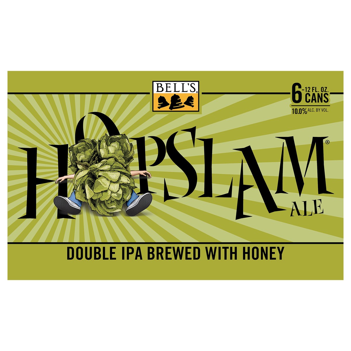 slide 1 of 8, Bell's Hopslam Double IPA Beer, 6 Pack, 12 fl oz Cans, 6 ct; 12 oz