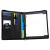 slide 3 of 5, Case It PAD-40 Leatherette Padfolio with Handle, Black, 1 ct