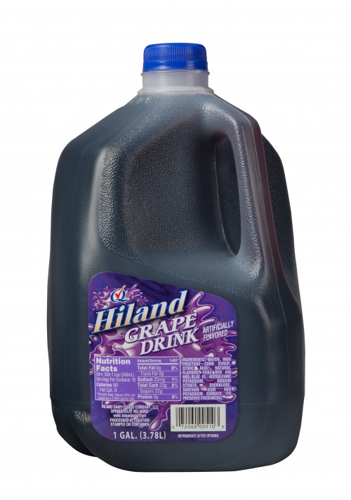 slide 1 of 1, NON BRAND Hiland Grape Drink - 1 gal, 1 gal