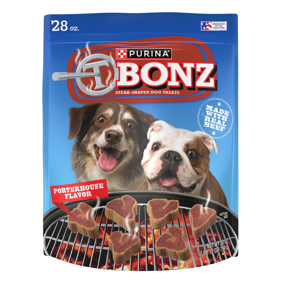 slide 1 of 21, T Bonz T-Bonz Dog Treats Porterhouse 28Oz, 28 oz