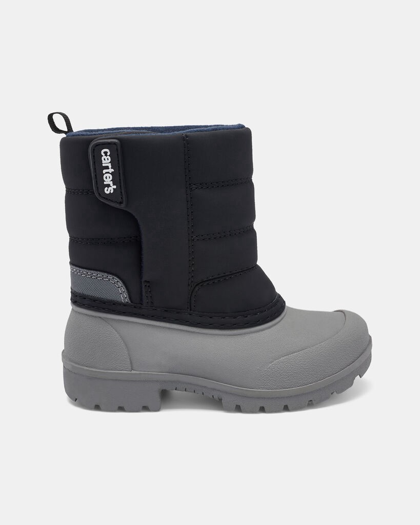 slide 2 of 6, Carter's Toddler Boy Snow Boots - Grey Grey 5, 1 ct