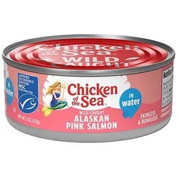 Chicken Of The Sea Water Chunk Style Pink Salmon - 5 Oz