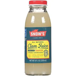 Snows Clam Juice - 8 Oz