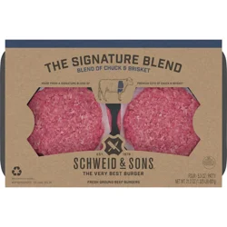 Schweid & Sons The Signature Series Chuck Brisket Patty 5.3 oz