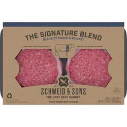 Schweid & Sons The Signature Series Chuck Brisket Patty 5.3 oz