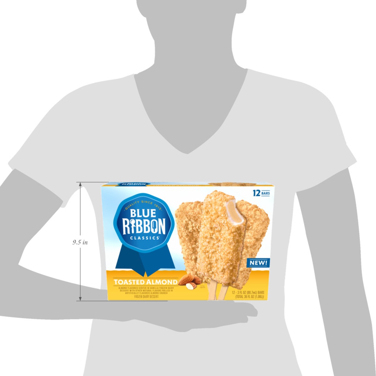 slide 14 of 15, Almond Bar, 12.0 ct