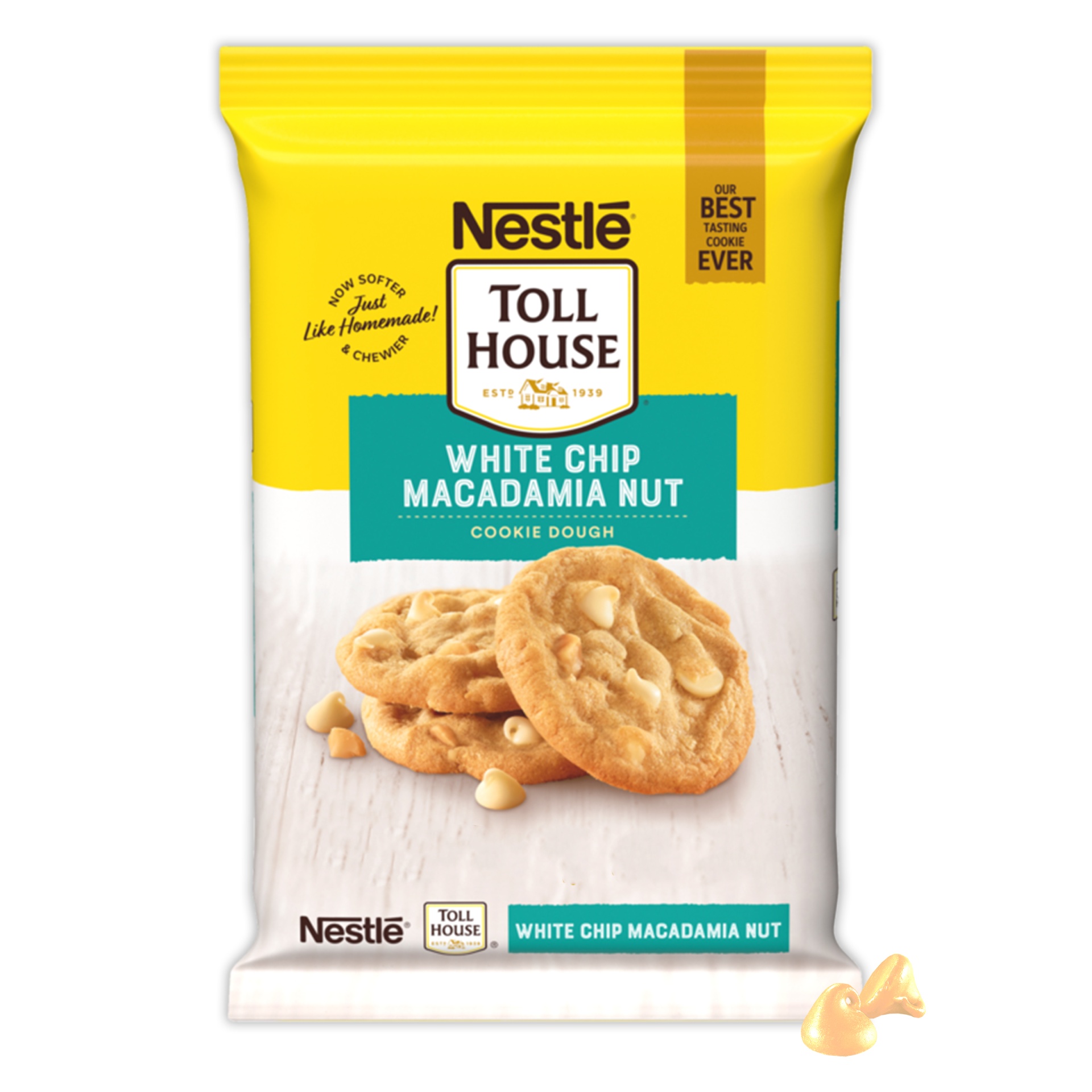 slide 2 of 6, Nestlé Toll House White Chip Macadamia Nut Cookie Dough, 16 oz