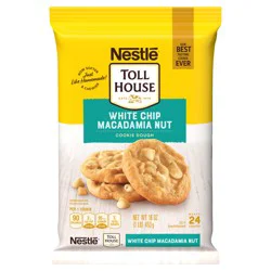 Toll House White Chip Macadamia Nut Cookie Dough 16 oz.