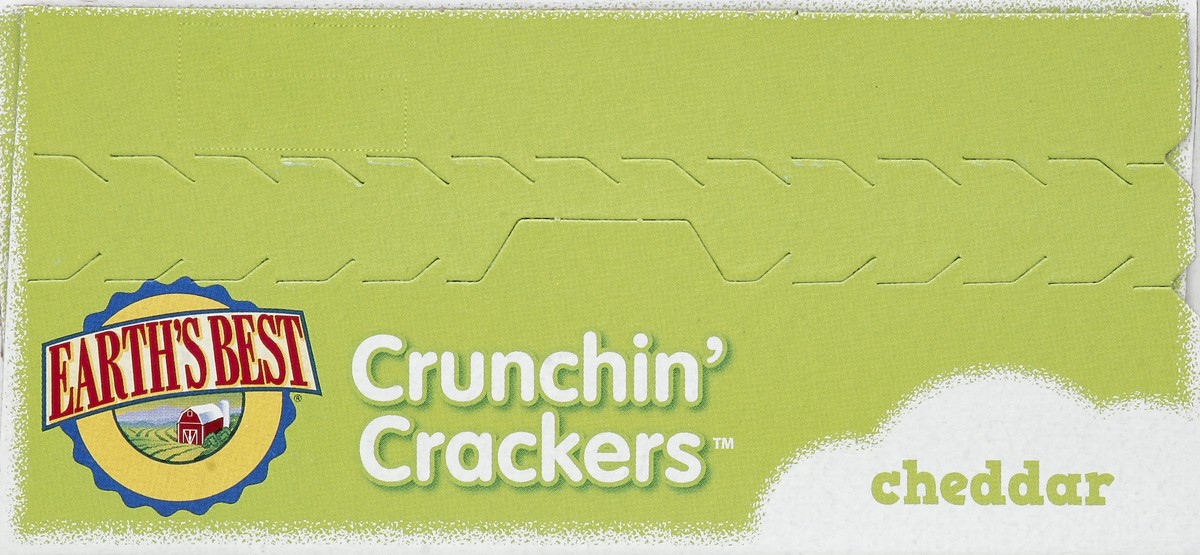 slide 2 of 6, Earth's Best Cheddar Crunchin' Crackers, 5.3 oz
