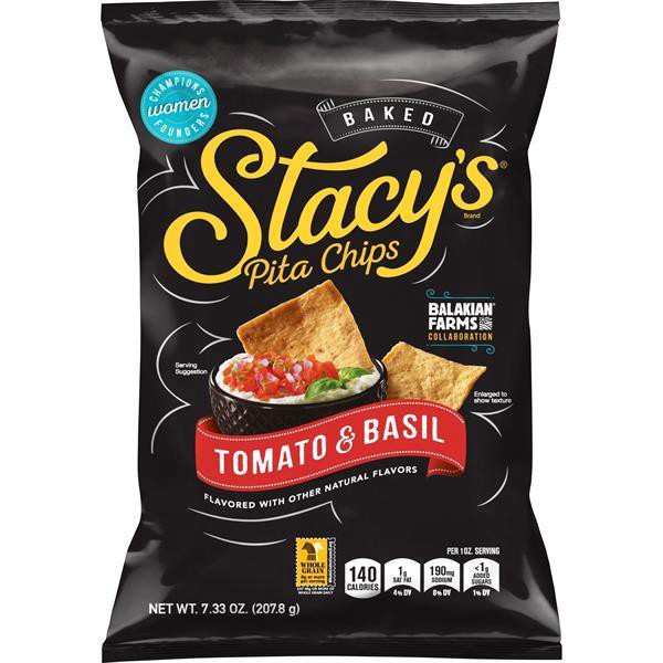 slide 1 of 2, Stacy's Baked Pita Chips Tomato And Basil 7.33 Oz, 7.33 oz
