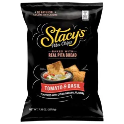 Stacy's Baked Pita Chips Tomato And Basil 7.33 Oz