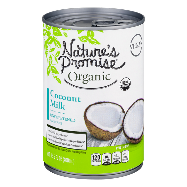 slide 1 of 1, Nature's Promise Organic Coconut Milk, 13.5 oz