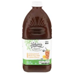 Nature's Promise Organic Unsweetened Black Iced Tea with Lemon